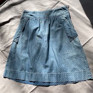 Holding Horses Denim Skirt w/ Pockets - size 4